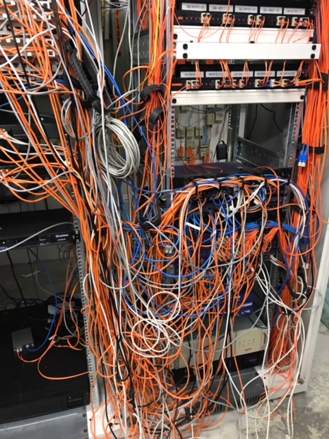 Carolina Hurricanes - Server Room Cleanup - Cable Concepts